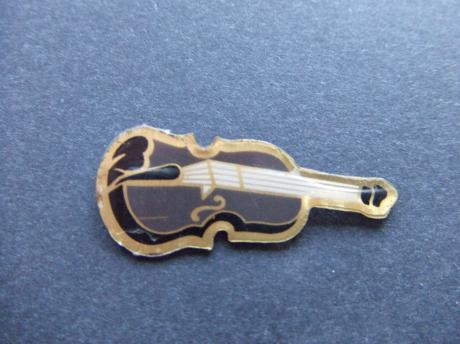 Viool snaarinstrument zwart-paars